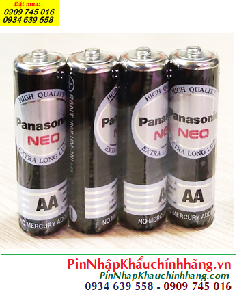 Panasonic R6NT/4SB; Pin AA 1.5v Panasonic R6NT/4SB Extra Heavy Duty /Xuất xứ Indonesia (Vỉ 4viên)